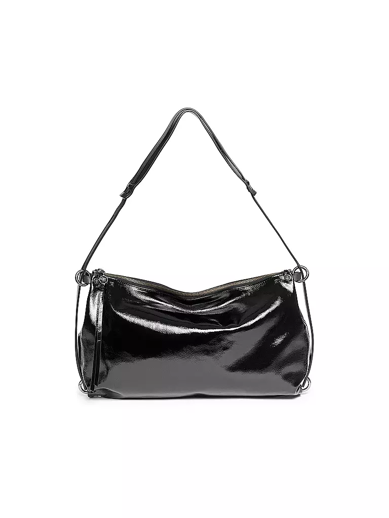 INA KENT | Ledertasche - Umhängetasche DINKUM ed.2 | Negro