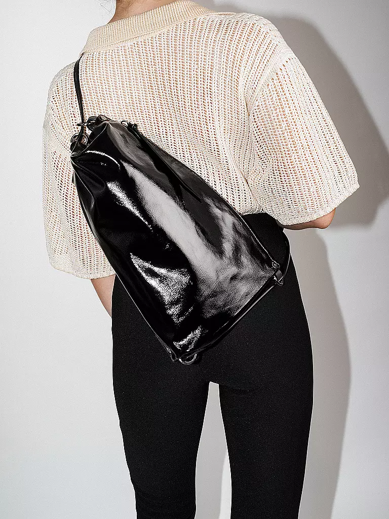 INA KENT | Ledertasche - Umhängetasche DINKUM ed.2 | Negro