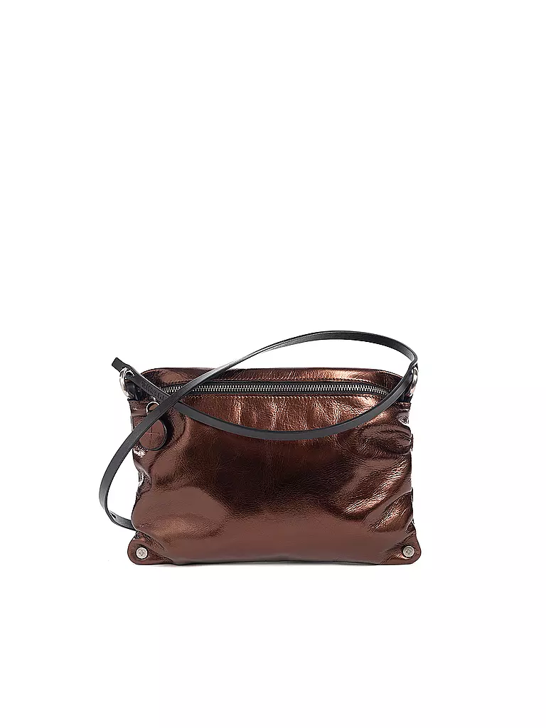 INA KENT | Ledertasche - Umhängetasche MOONLIT Ed. 1 | Marrón