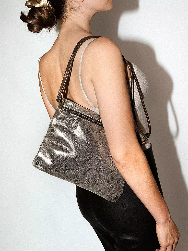 INA KENT | Ledertasche - Umhängetasche MOONLIT Ed. 1 | Plata