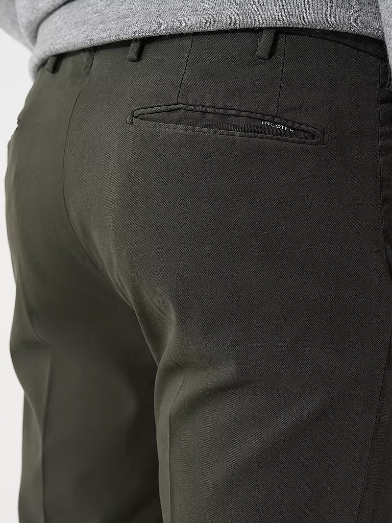 INCOTEX | Chino Slim Fit | Oliva