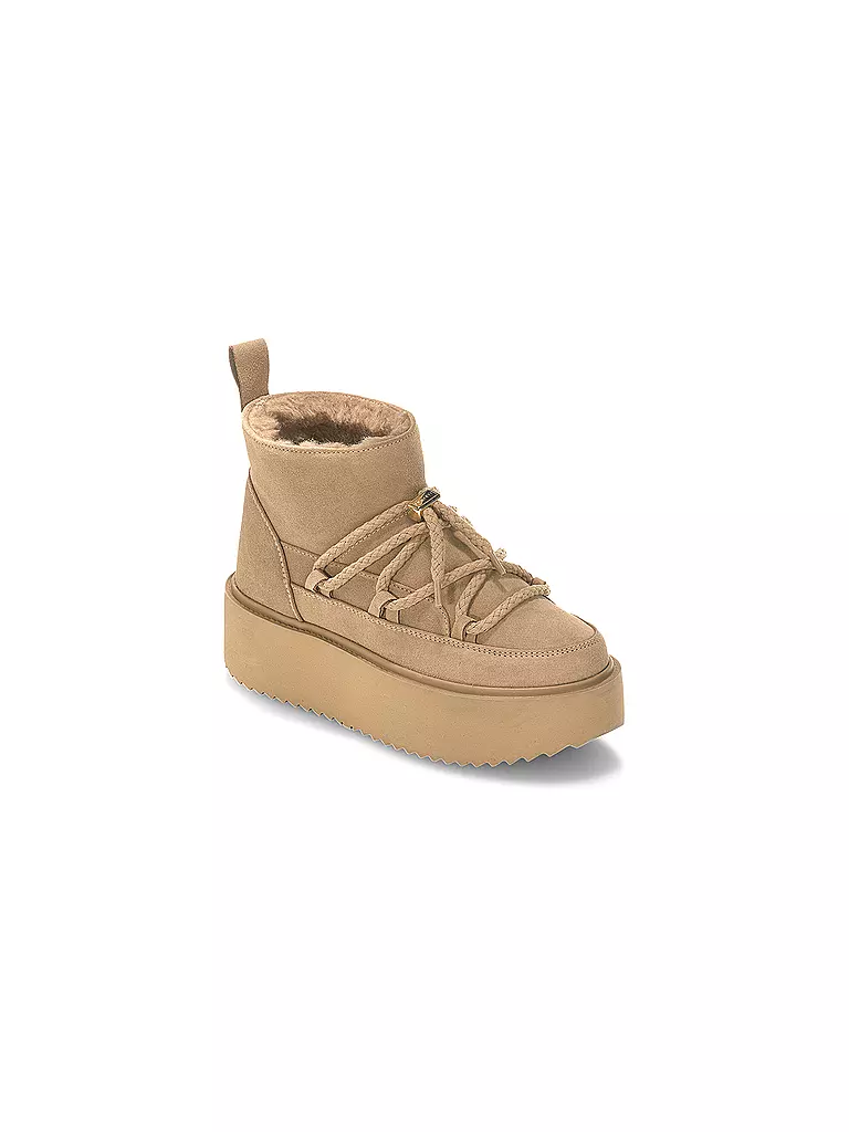 INUIKII | Botas de nieve CLASSIC LOW PLATFORM | Marrón claro