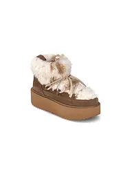 INUIKII | Botas de nieve TEDDY PLATFORM | Marrón claro