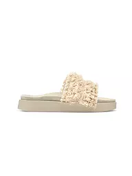 INUIKII | Pantuflas FRAYED BAND | Crema