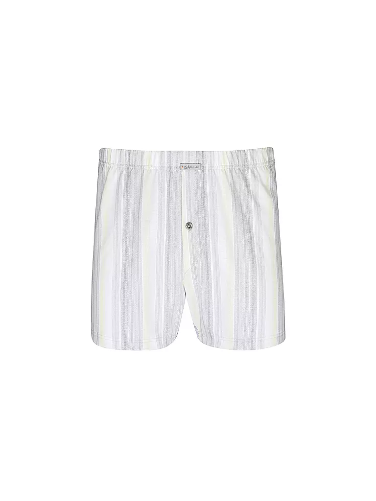 ISA | Boxershorts amarillos | Gris claro