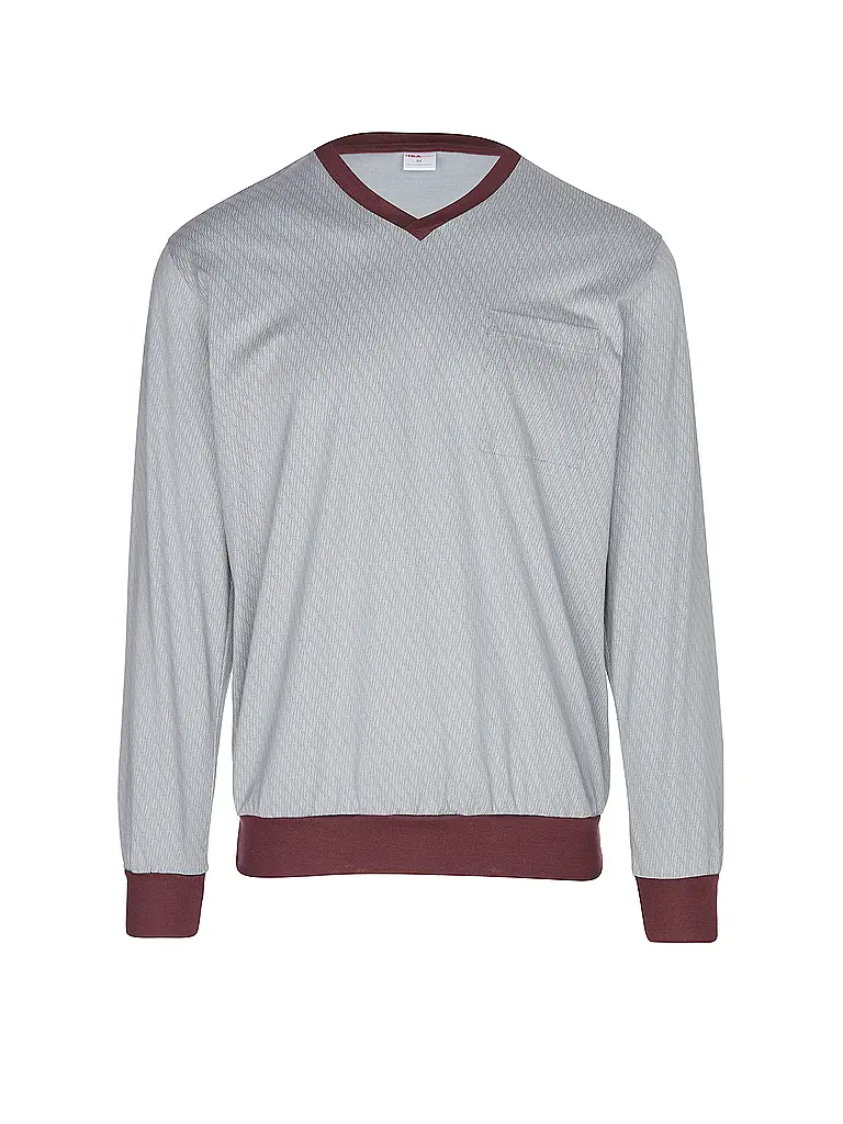 ISA | Nombre del producto: Pijama
Marca: ISA
Color: rojo oscuro
Categorías: Moda, Hombre

Largo de manga: Manga larga
Escote: Cuello en V
Material: Algodón
Diseño: Minimalista, Estampado
Detalles: Bolsillos de hendidura | Rojo oscuro