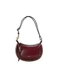 ISABEL MARANT | Bolso de cuero - Bolso de hombro OSKAN MOON | Rojo oscuro