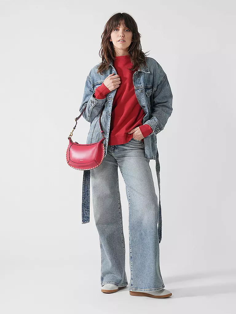 ISABEL MARANT | Bolso de cuero - Bolso de hombro OSKAN MOON | Rojo
