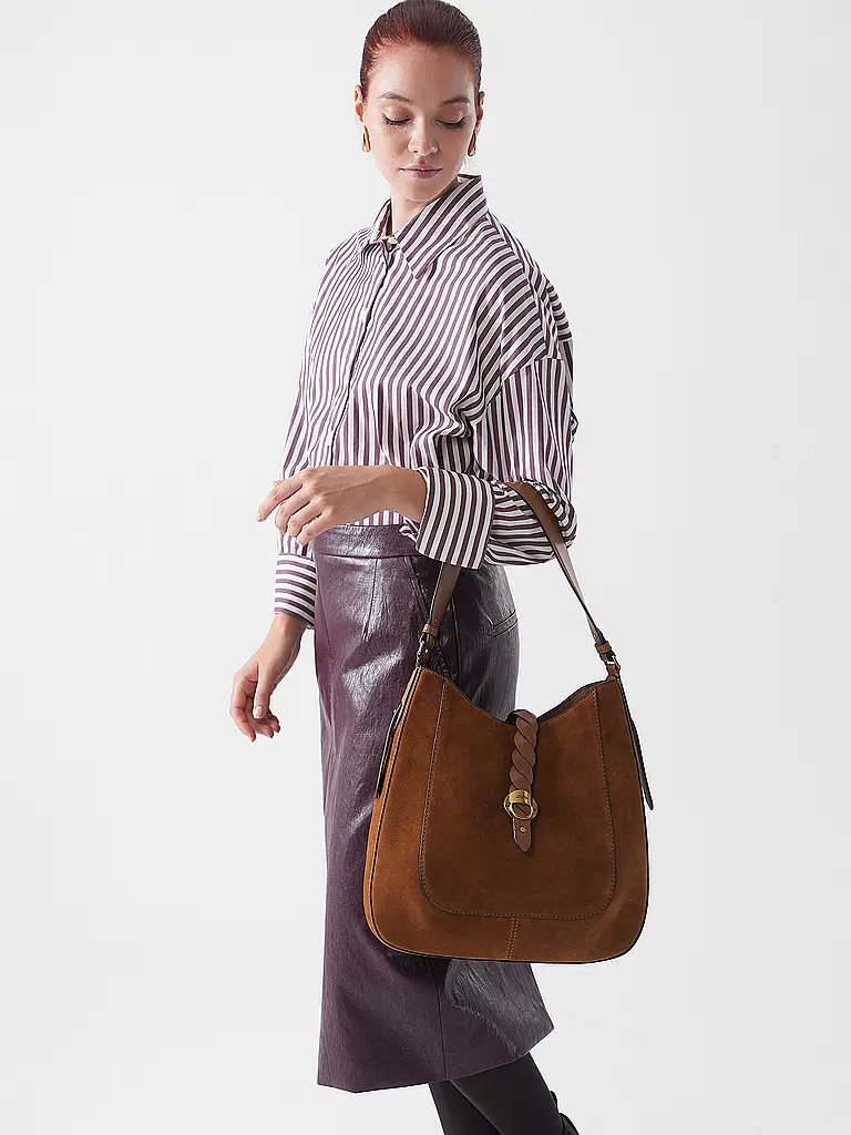 ISABEL MARANT | Bolso de cuero - Shopper ALTAYA HOBO | Marrón claro