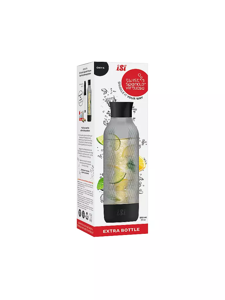 ISI | Botella TWIST'N SPARKLE VIRTUOSO 0,95l Grey | 
