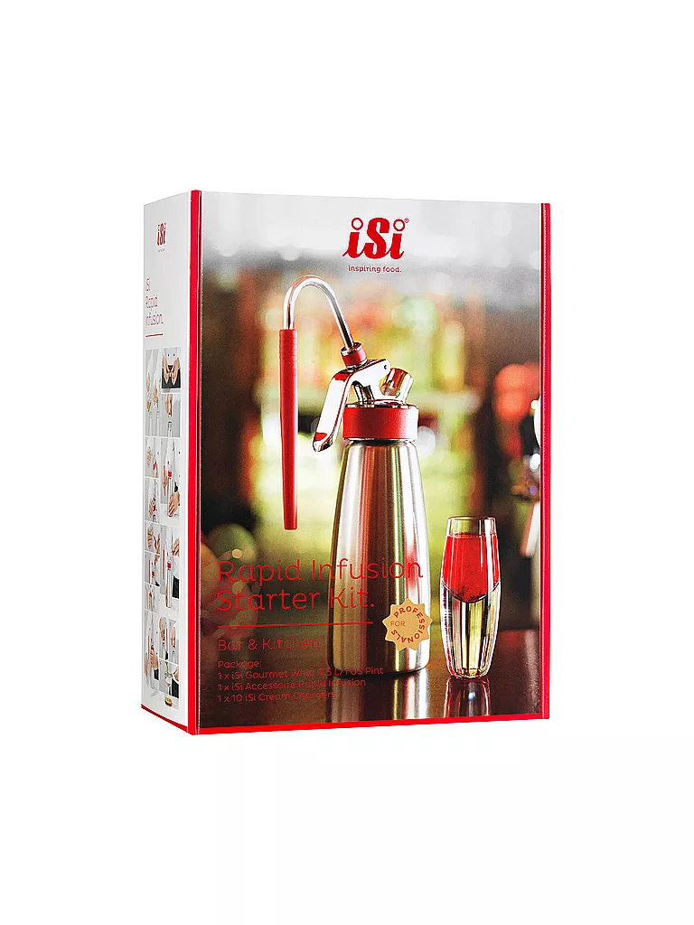 ISI | Gourmet Whip 0,5 L Rapid Infusion | Plata