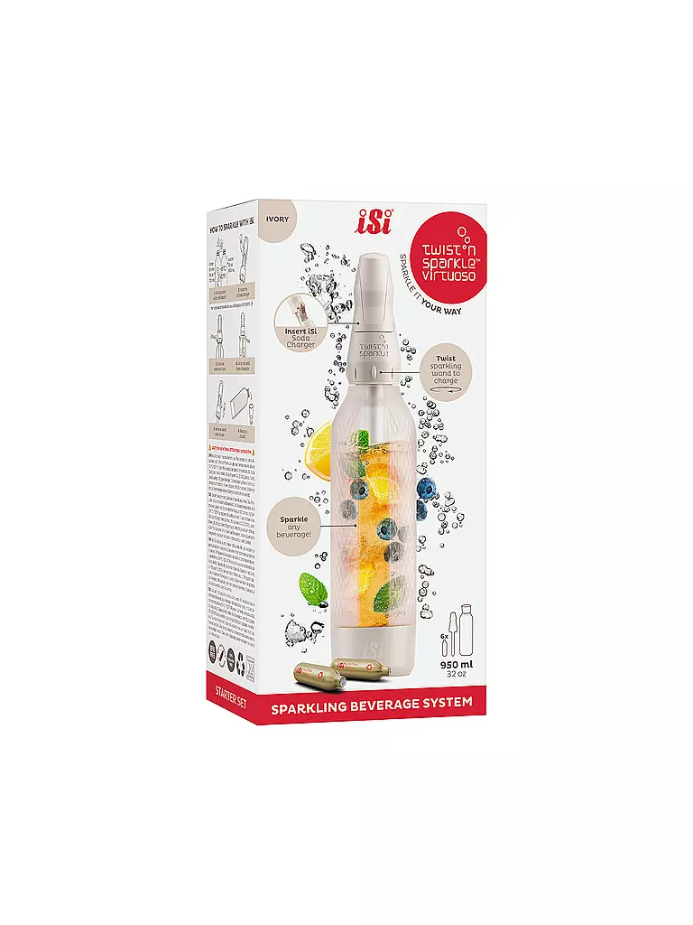 ISI | Set de inicio TWIST'N SPARKLE VIRTUOSO 0,95l  Ivory | 