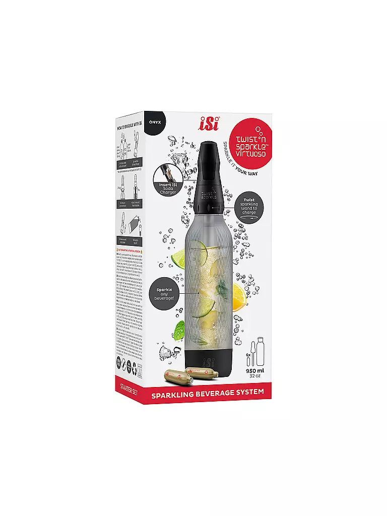 ISI | Starter Set TWIST'N SPARKLE VIRTUOSO 0,95l Grey | 