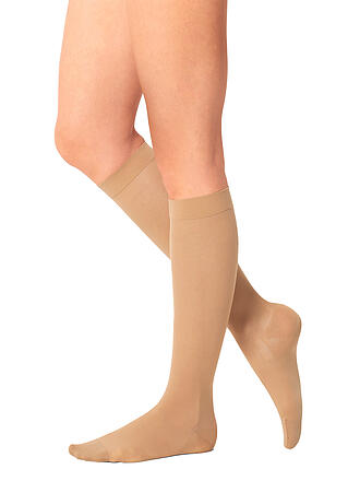 ITEM M6 | Calcetines hasta la rodilla ALLDAY 25 SOFT beige claro