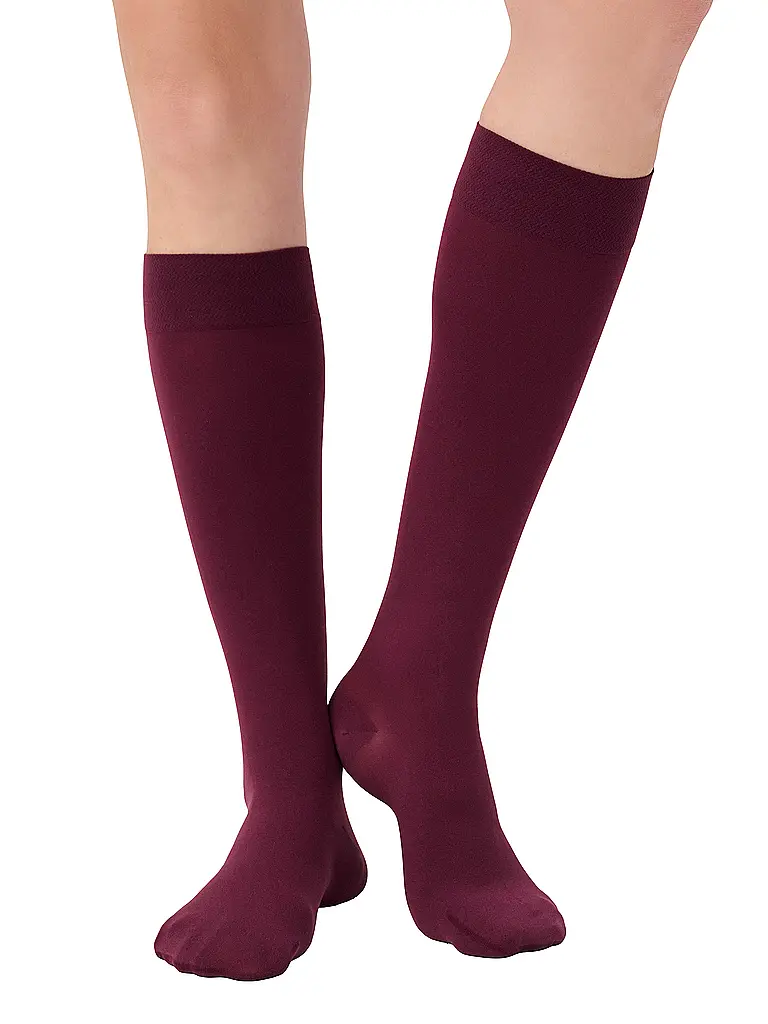ITEM M6 | Calcetines hasta la rodilla CONSCIOUS 50 DEN | Rojo oscuro