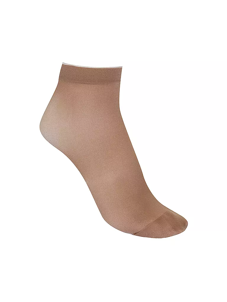 ITEM M6 | Calcetines INVISIBLE 15 Den chocolate con leche | Marrón claro