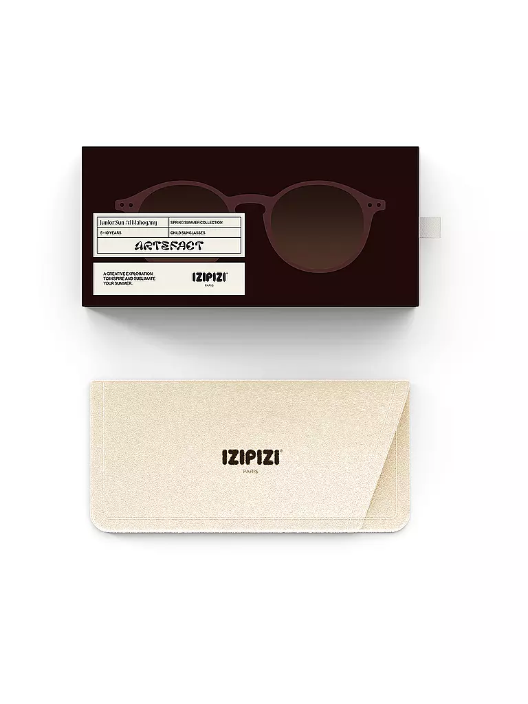 IZIPIZI | Kinder Sonnenbrille SUN JUNIOR 5-10 Jahre #D | Marrón