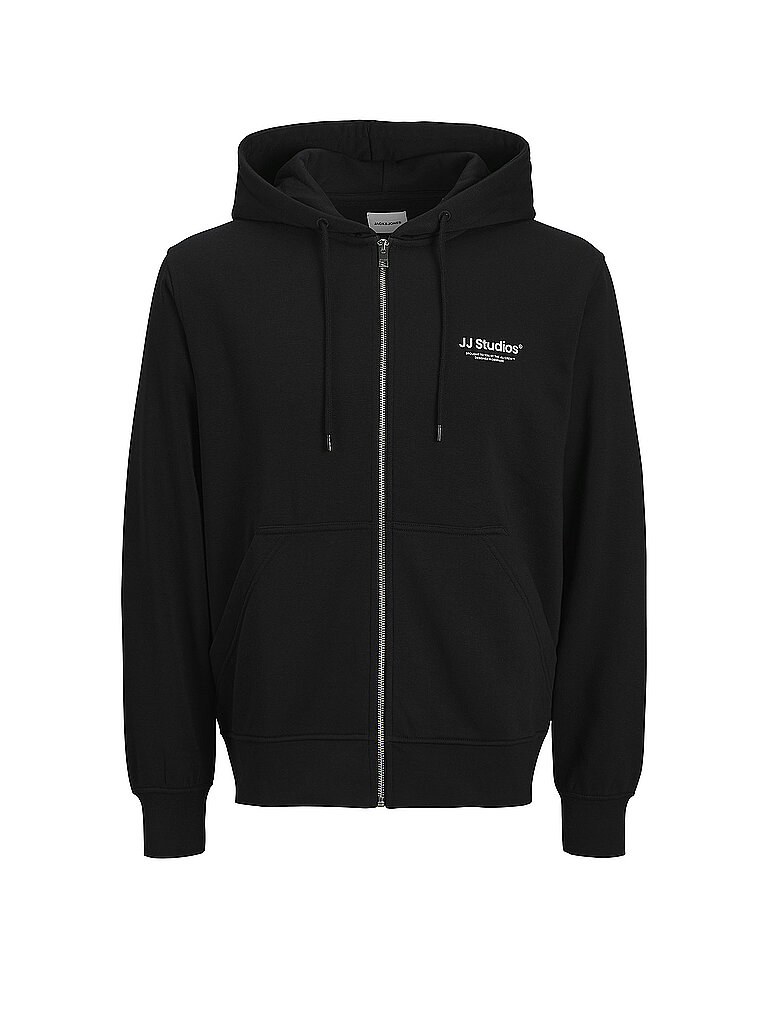 Sudadera con cremallera negro M