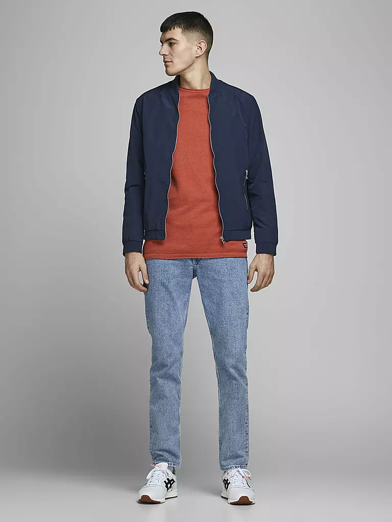 JACK & JONES | Blusón "JJERUSH" | Azul oscuro