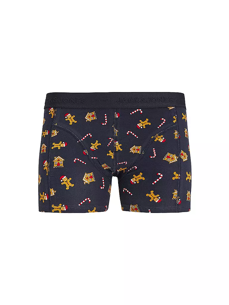 JACK & JONES | Boxershorts JACXMAS Paquete de 3 scarab/rhubarb inkwell | 