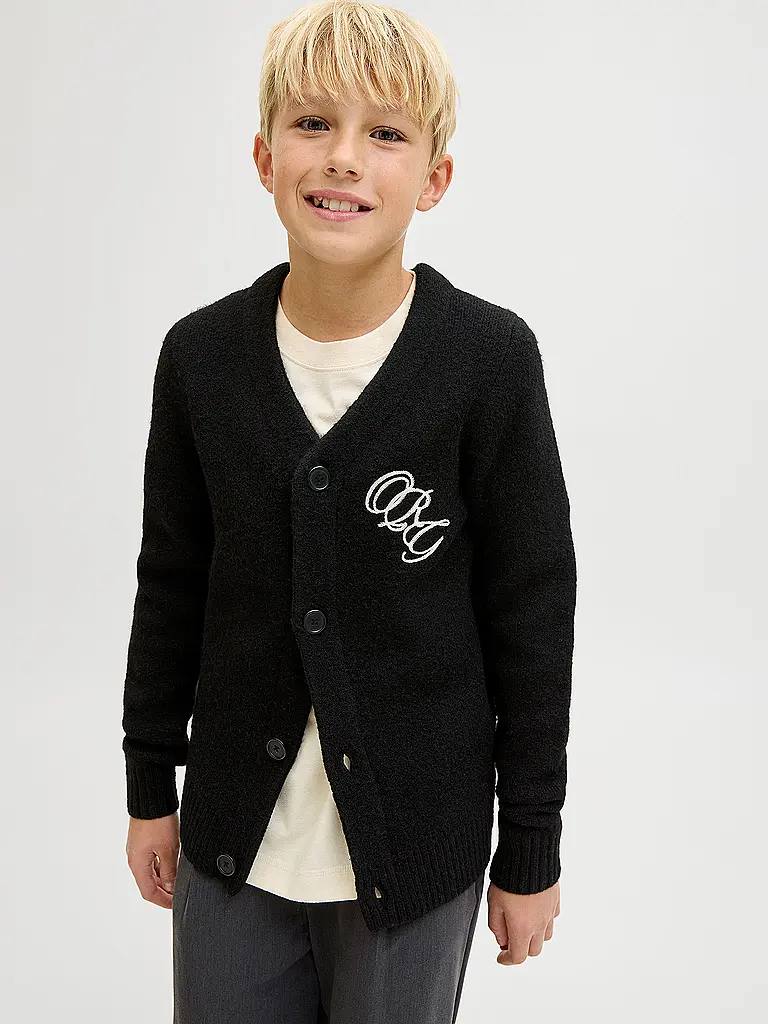 JACK & JONES | Cárdigan para niño JORBEDFORD | Negro