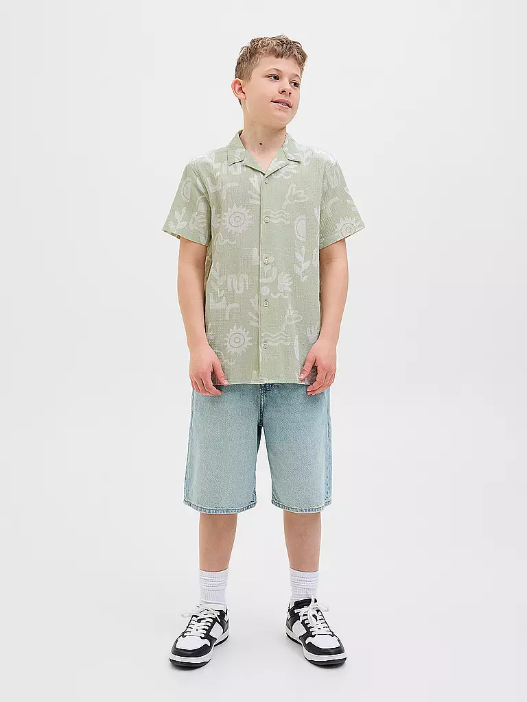 JACK & JONES | Camisa de niño JORLUKE CRINKLE | Beige