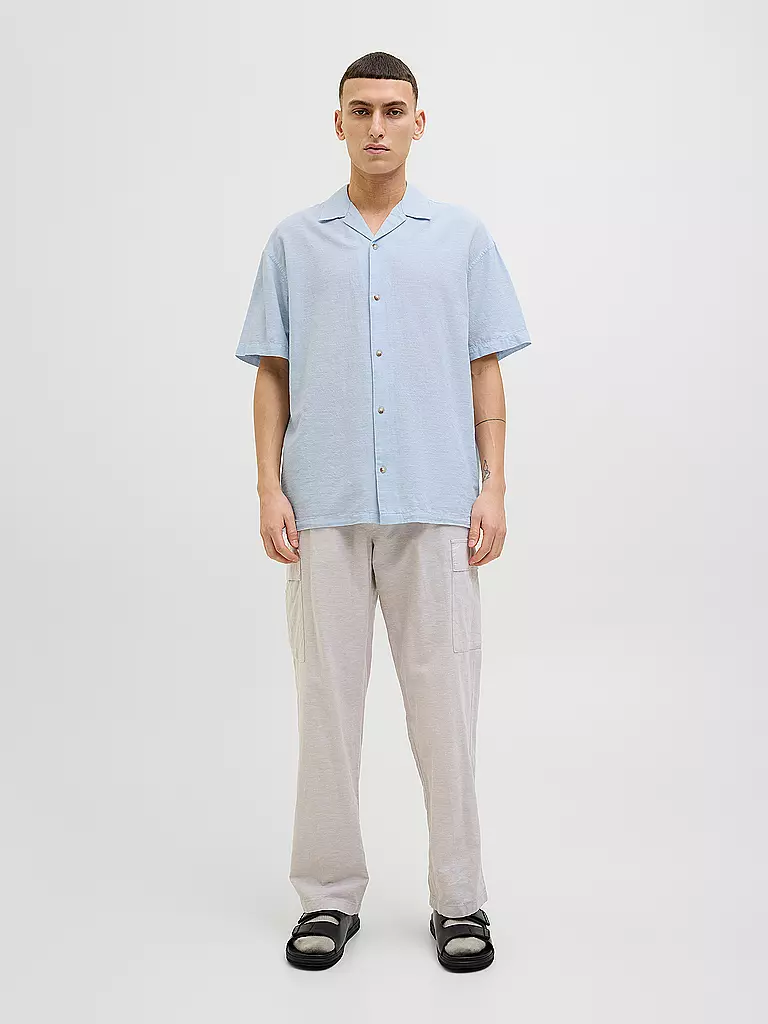JACK & JONES | Camisa Regular Fit JJESUMMER RESORT | Azul claro