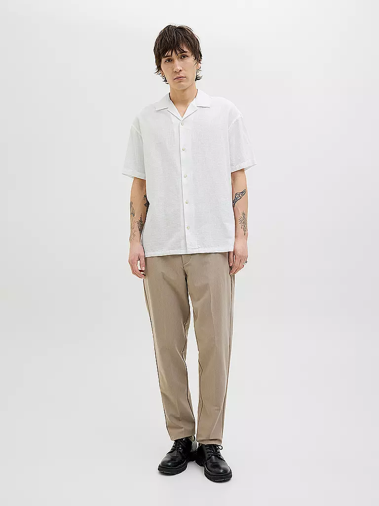 JACK & JONES | Camisa Regular Fit JJESUMMER RESORT | Blanco