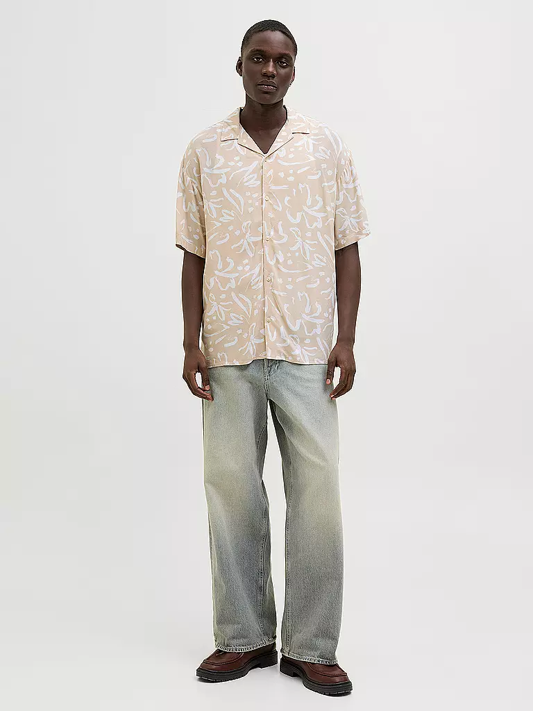 JACK & JONES | Camisa Regular Fit JJJEFF MONOCHROME | Beige