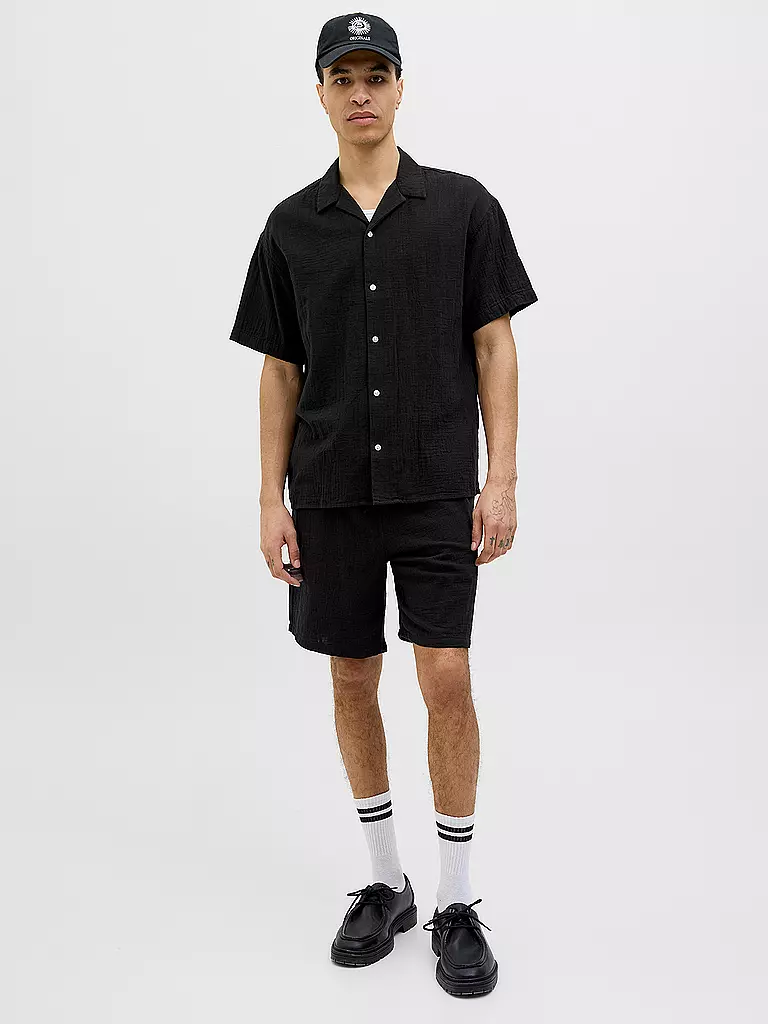 JACK & JONES | Camisa Regular Fit JOREASTER PATRAS | Negro