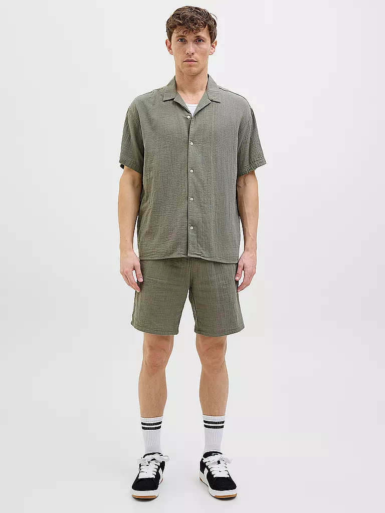 JACK & JONES | Camisa Regular Fit JOREASTER PATRAS | Oliva