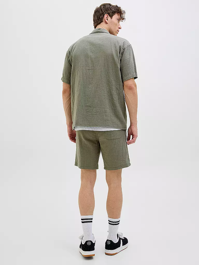 JACK & JONES | Camisa Regular Fit JOREASTER PATRAS | Oliva