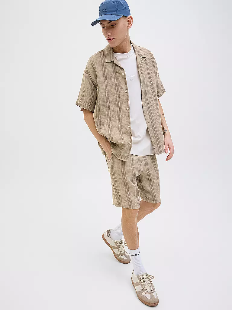 JACK & JONES | Camisa Regular Fit JOREASTER PATRAS | Camel