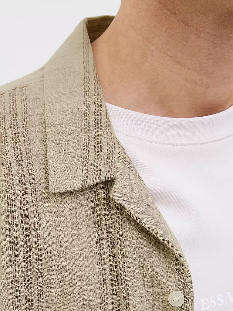 JACK & JONES | Camisa Regular Fit JOREASTER PATRAS | Camel