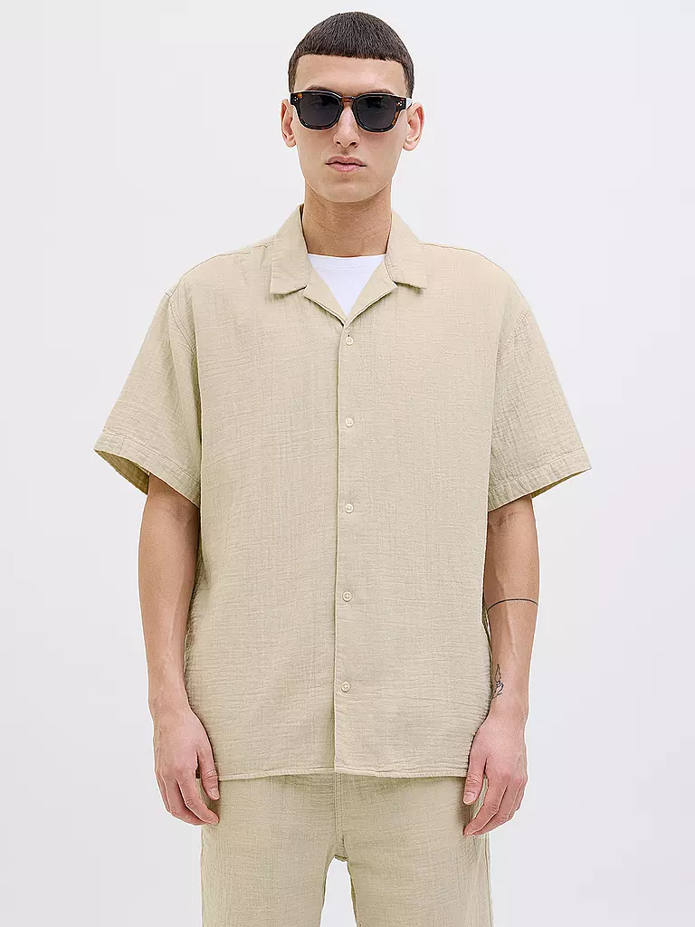 JACK & JONES | Camisa Regular Fit JOREASTER PATRAS | Beige