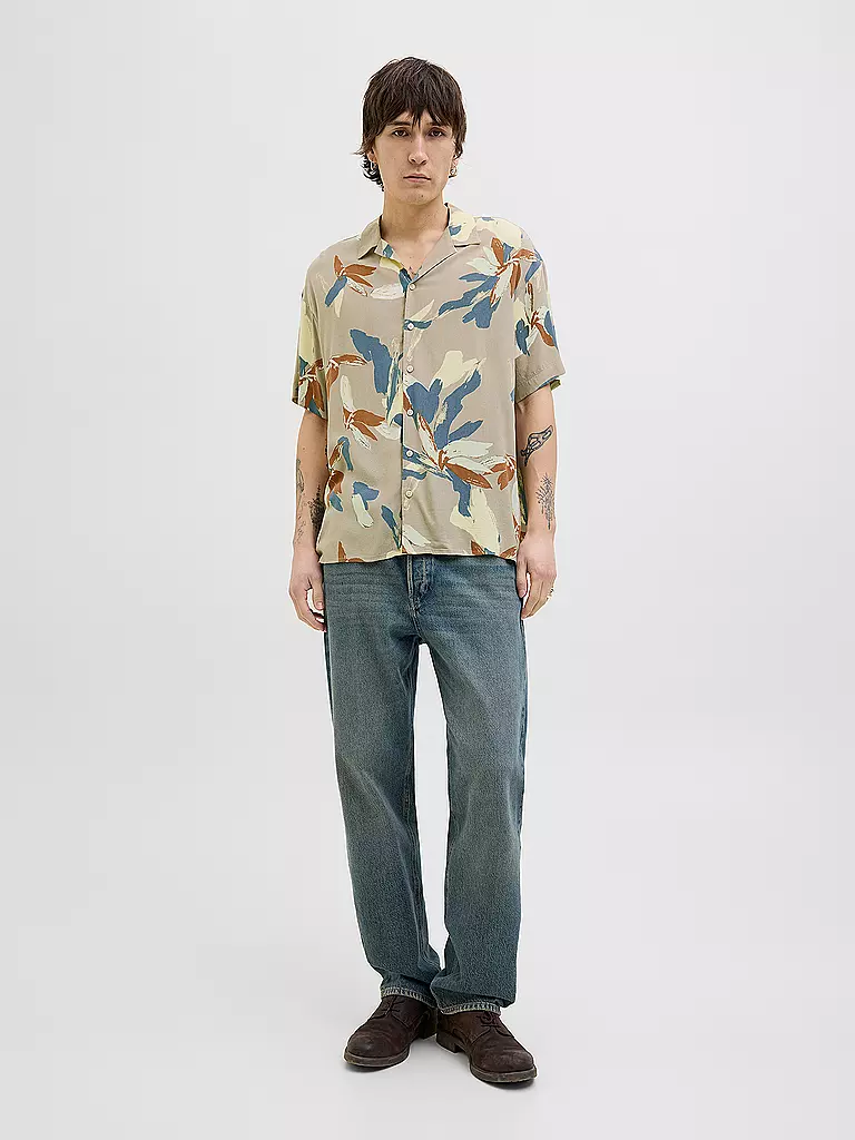 JACK & JONES | Camisa Regular Fit JORLUKE VARENNA | Beige