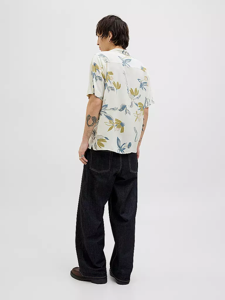 JACK & JONES | Camisa Regular Fit JORLUKE VARENNA | Crema
