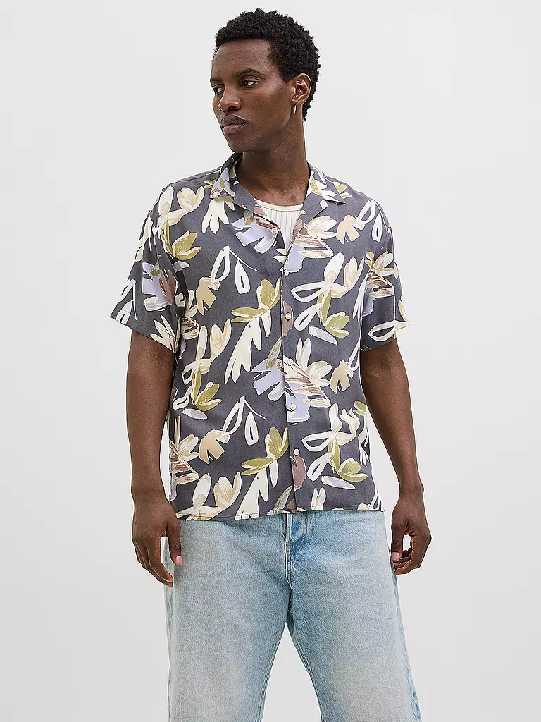 JACK & JONES | Camisa Regular Fit JORLUKE VARENNA | Gris