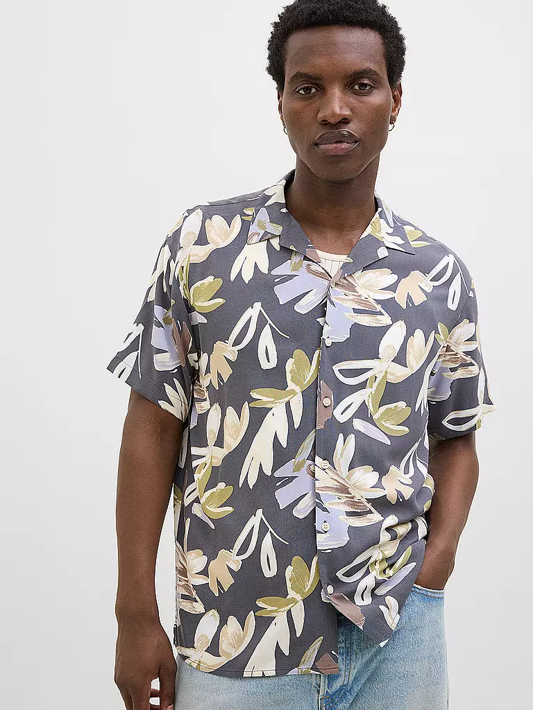JACK & JONES | Camisa Regular Fit JORLUKE VARENNA | Gris