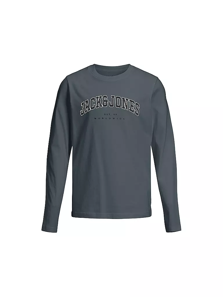 JACK & JONES | Camiseta de manga larga para niño JJECALEB | Azul