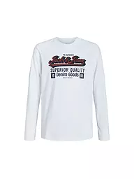 JACK & JONES | Camiseta de manga larga para niño JJELOGO | Blanco