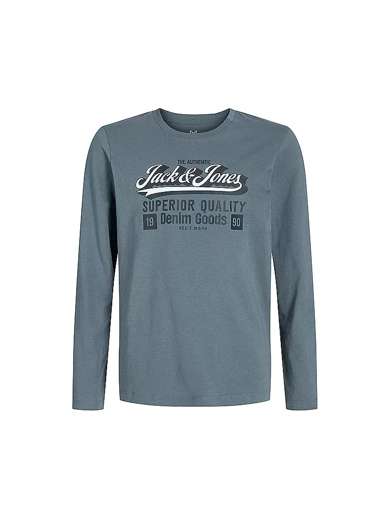 JACK & JONES | Camiseta de manga larga para niño JJELOGO | Azul