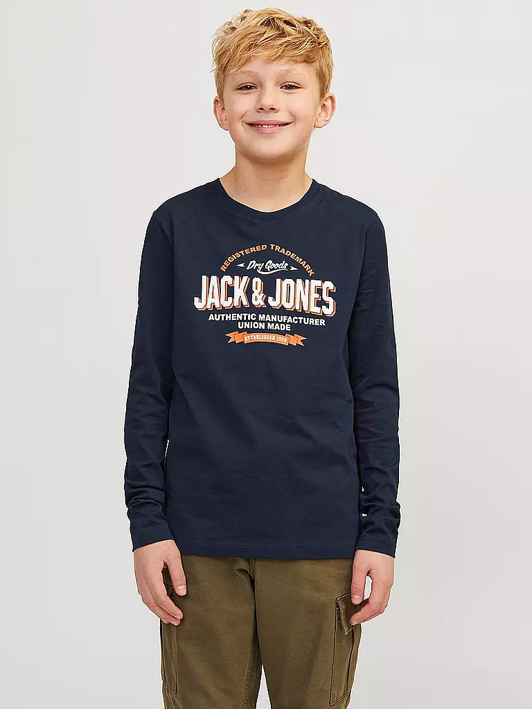 JACK & JONES | Camiseta de manga larga para niño JJELOGO | 