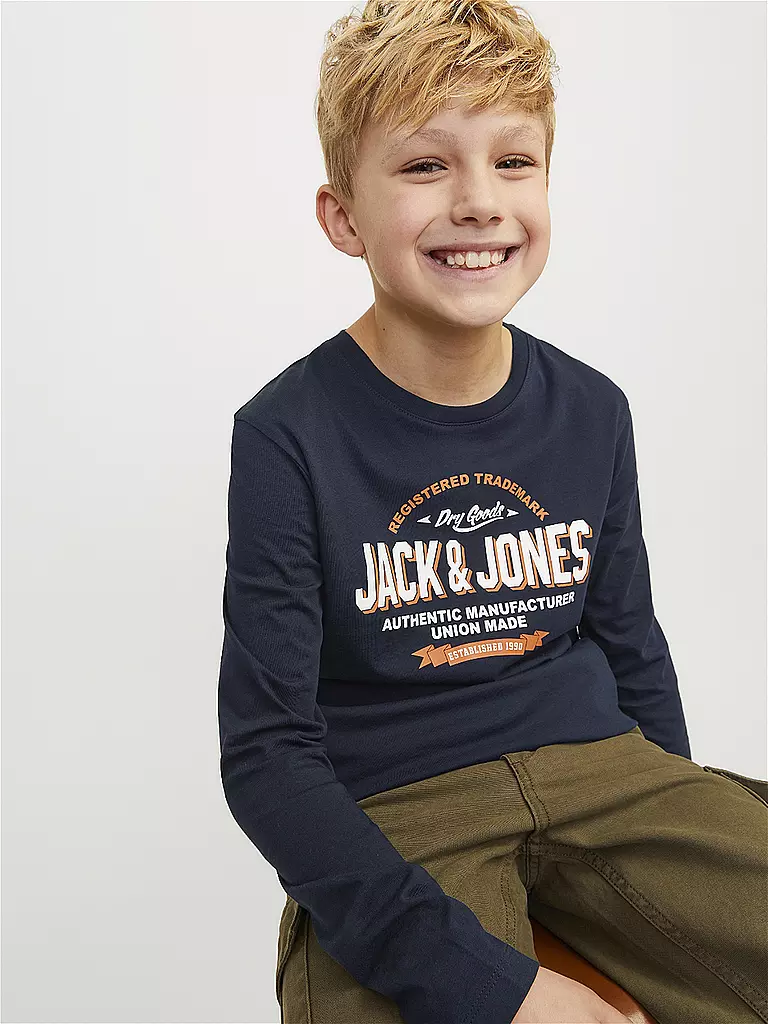 JACK & JONES | Camiseta de manga larga para niño JJELOGO | 