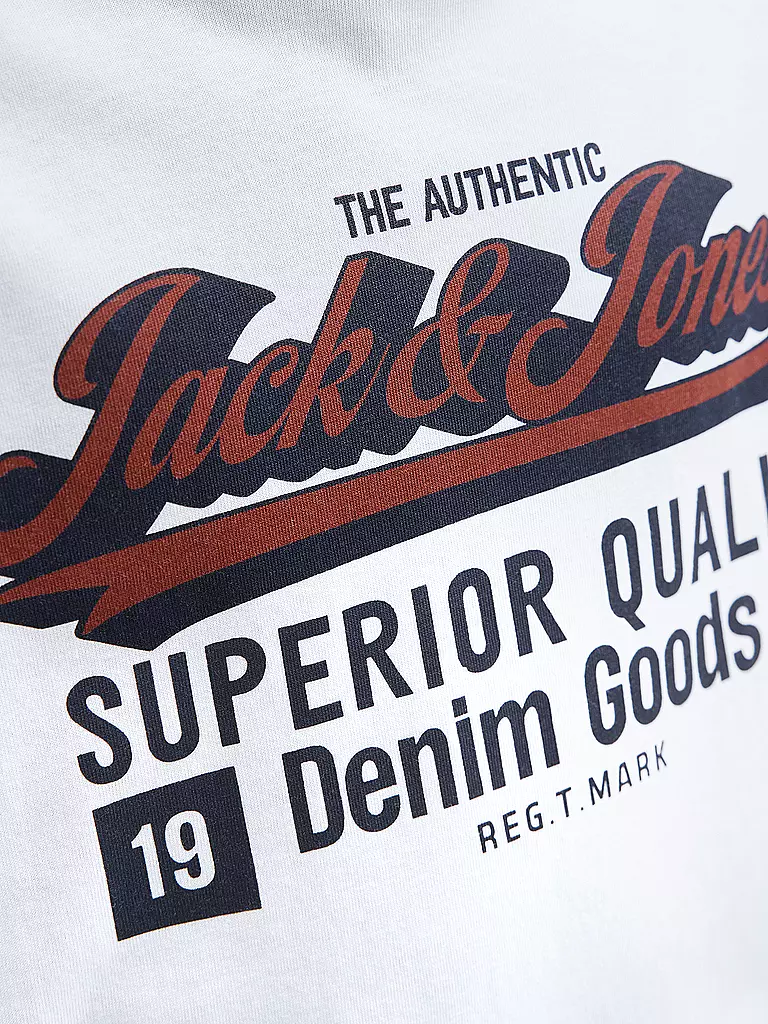JACK & JONES | Camiseta de manga larga para niño JJELOGO | Blanco