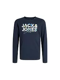 JACK & JONES | Camiseta de manga larga para niño JJGEPLAS | Azul oscuro