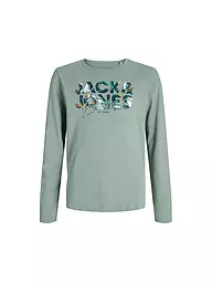 JACK & JONES | Camiseta de manga larga para niño JJGEPLAS | Verde claro