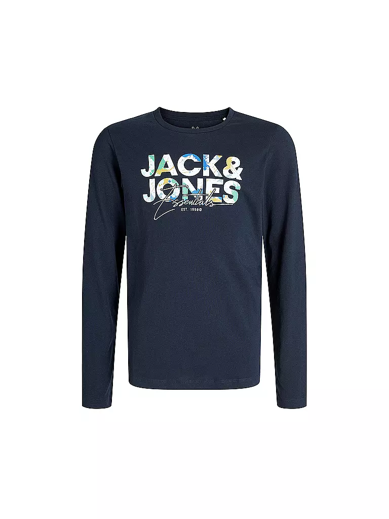 JACK & JONES | Camiseta de manga larga para niño JJGEPLAS | Azul oscuro