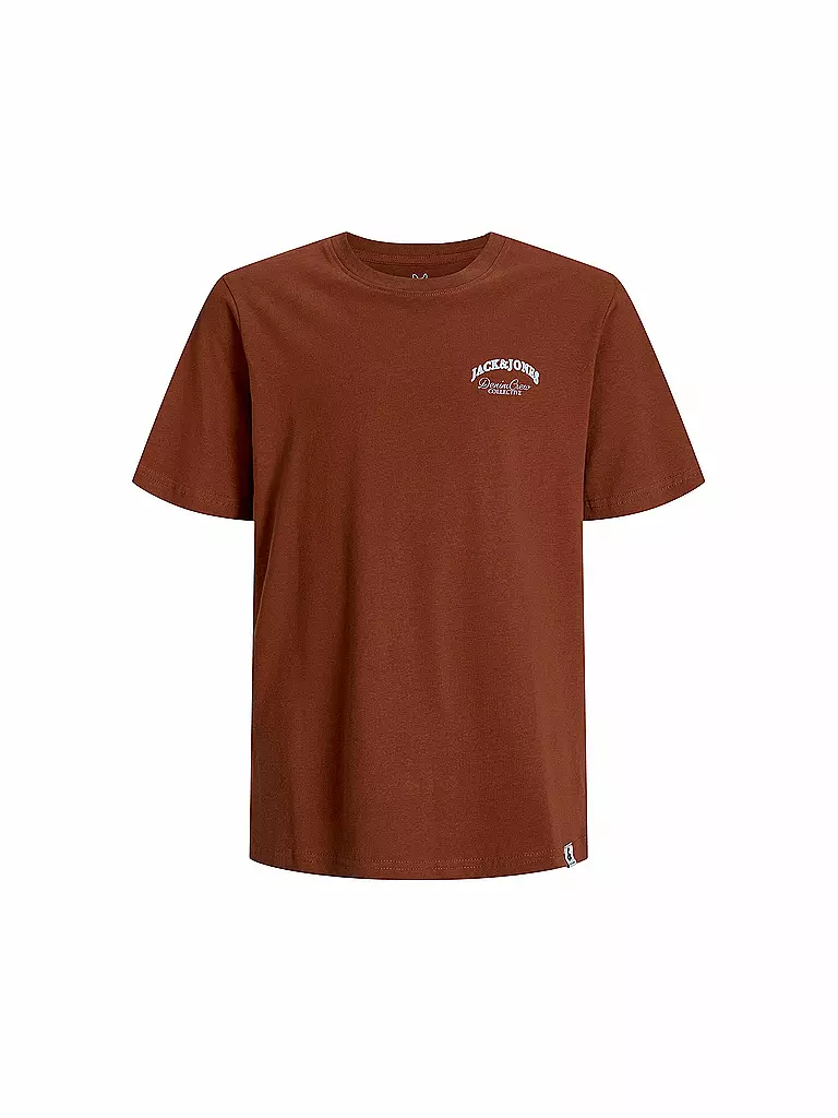 JACK & JONES | Camiseta de niño JJEBRANDES | Rojo oscuro