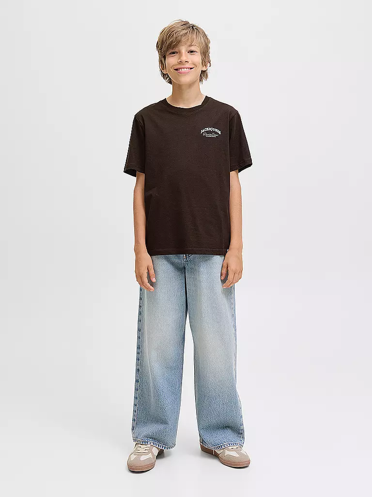 JACK & JONES | Camiseta de niño JJEBRANDES | Marrón